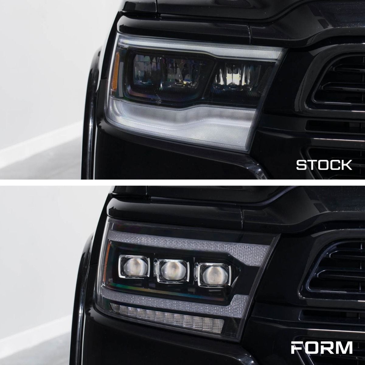 2019-2023 Ram 1500 Sequential LED Projector Headlights (pair)