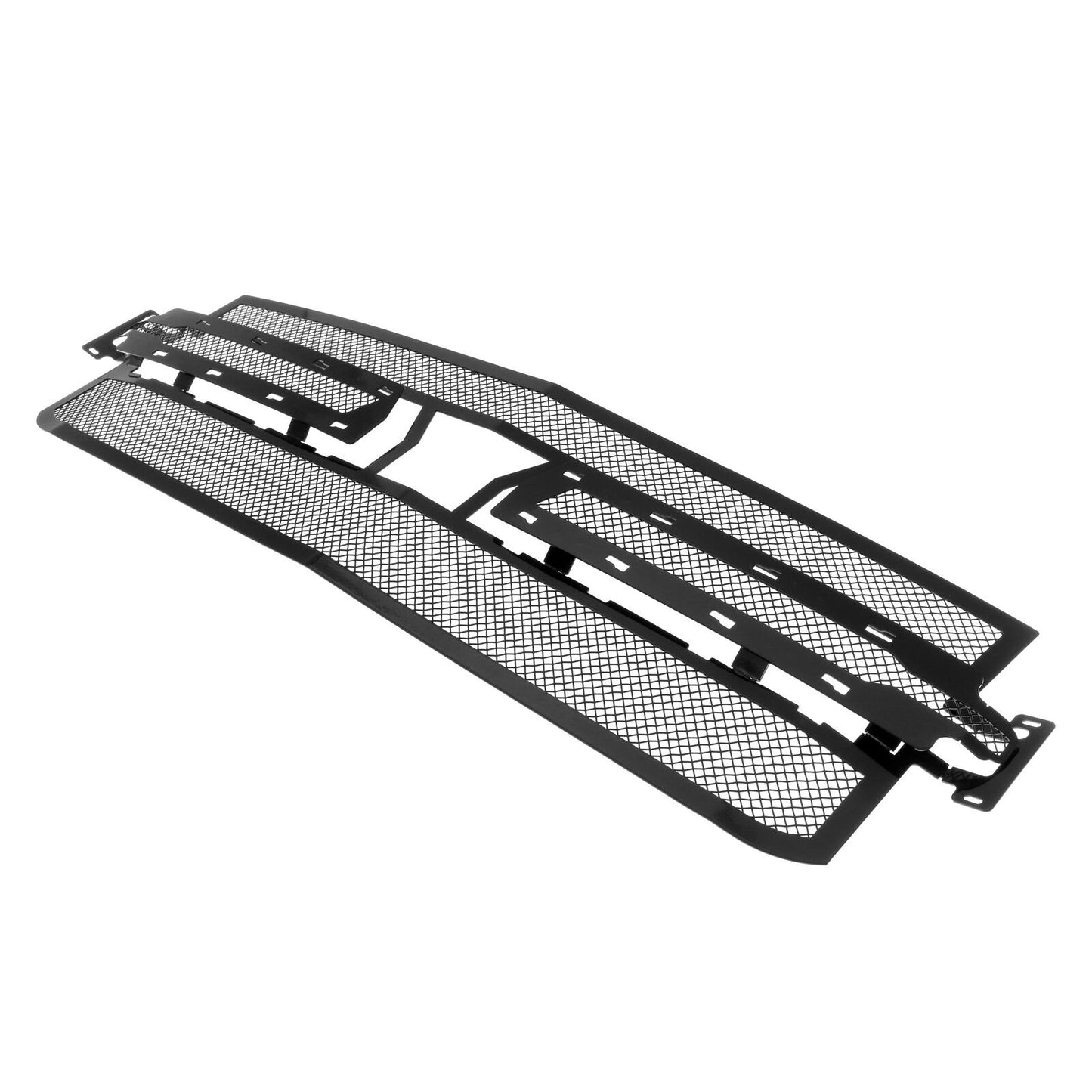 APS GR03LEE55H Main Upper Rivet Grille Fits 2019-2023 Chevy Silverado 1500
