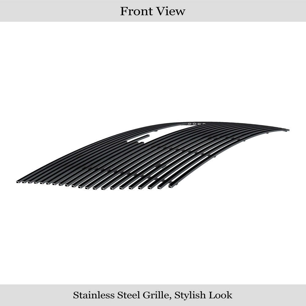 GR07FEJ49J Main Upper Stainless Steel Black Billet Grille Fits 2021-2022 GMC Canyon AT4 / Elevation