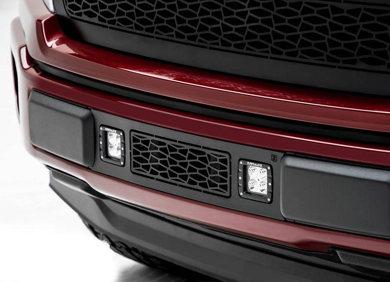 T-REX Grilles Z425711 Black Mild Steel Laser Cut Pattern Bumper Grille Fits 2018-2020 Ford F-150 Limited F-150 Lariat