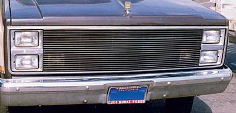 T-REX Grilles 20015 Polished Aluminum Horizontal Grille Fits 1981-1988 Chevrolet Blazer