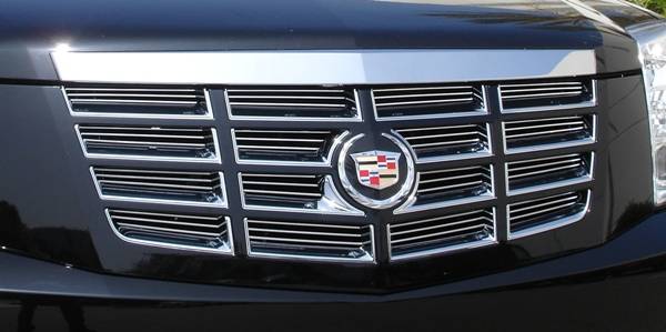 T-REX Grilles 20194 Polished Aluminum Horizontal Grille Fits 2007-2014 Cadillac Escalade Escalade EXT Escalade ESV