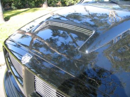 T-REX Grilles 20463 Polished Aluminum Horizontal Hood Scoop Fits 2002-2005 Dodge Ram 1500 Ram 2500 Ram 3500