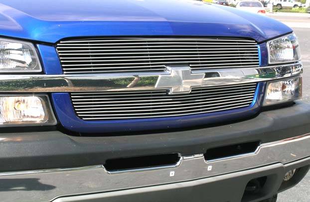 T-REX Grilles 21100 Polished Aluminum Horizontal Grille Fits 2003-2006 Chevrolet Avalanche