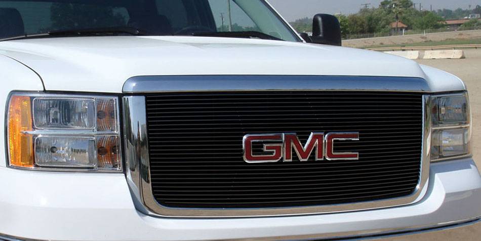 T-REX Grilles 21206B Black Aluminum Horizontal Grille Fits 2007-2010 GMC Sierra 2500 Sierra 3500