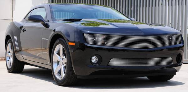 T-REX Grilles 25027 Polished Aluminum Horizontal Bumper Grille Fits 2010-2013 Chevrolet Camaro