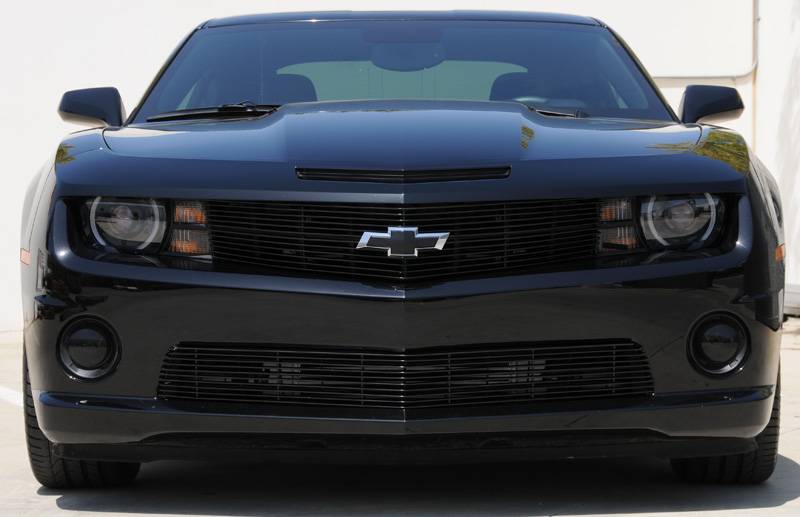 T-REX Grilles 25028B Black Aluminum Horizontal Bumper Grille Fits 2010-2013 Chevrolet Camaro