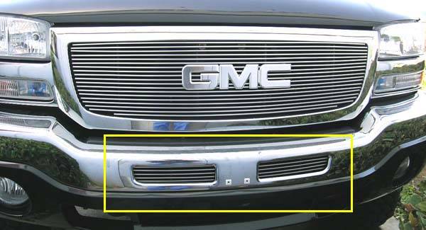 T-REX Grilles 25201 Polished Aluminum Horizontal Bumper Grille Fits 2007-2007 GMC Sierra 1500 Classic Sierra 2500 Classic Sierra 3500 Classic