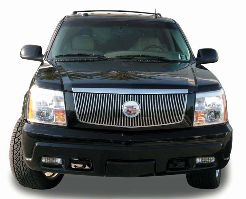 T-REX Grilles 30183 Polished Aluminum Vertical Grille Fits 2002-2006 Cadillac Escalade Escalade EXT Escalade ESV