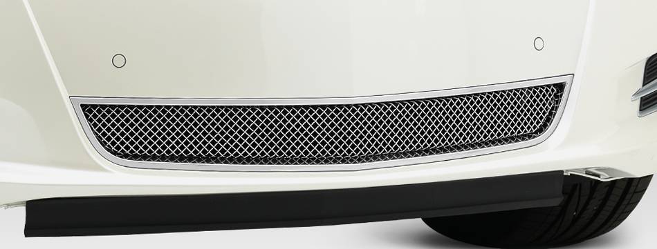 T-REX Grilles 55173 Polished Stainless Steel Small Mesh Bumper Grille Fits 2013-2014 Cadillac XTS