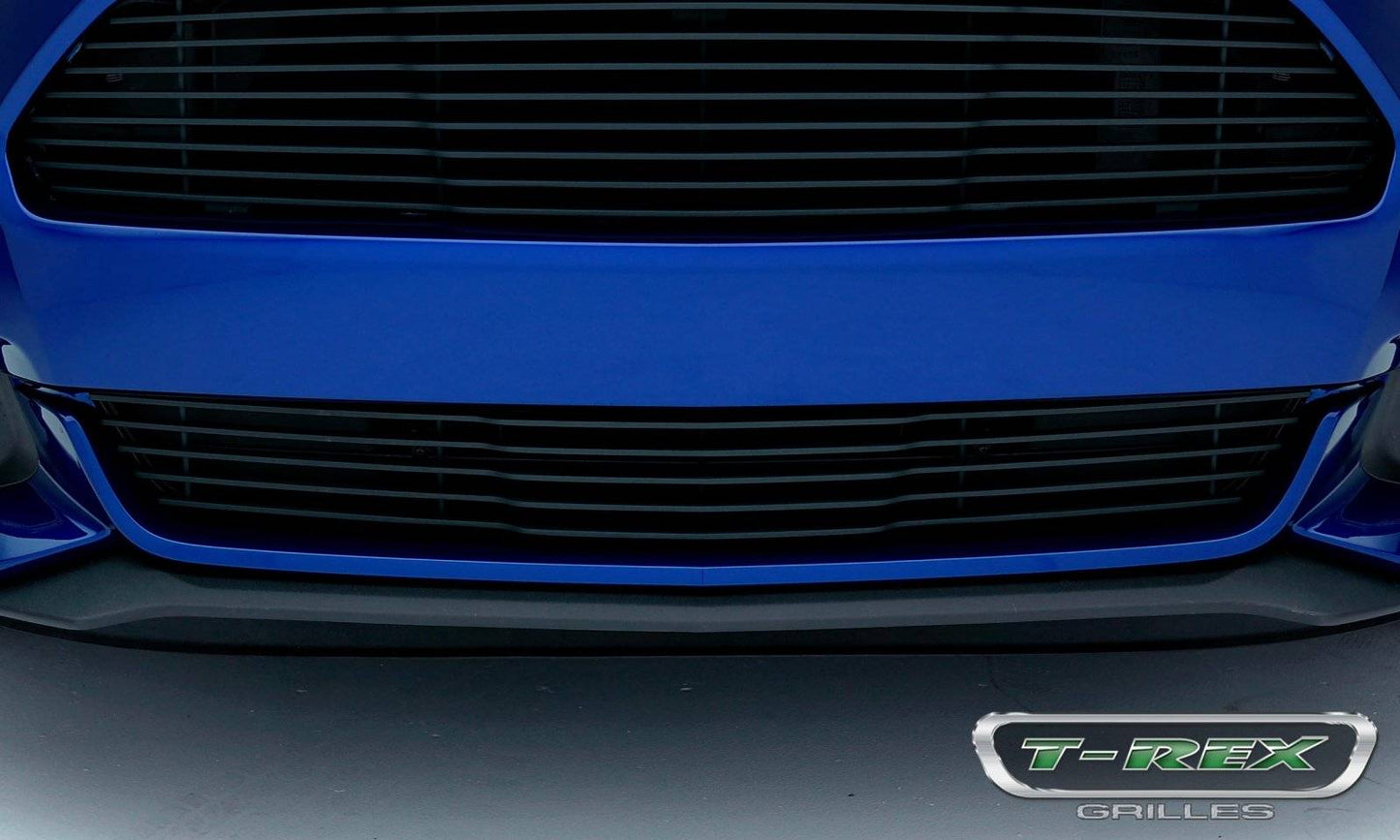 T-REX Grilles 6225301 Black Aluminum Horizontal Bumper Grille Fits 2015-2017 Ford Mustang GT