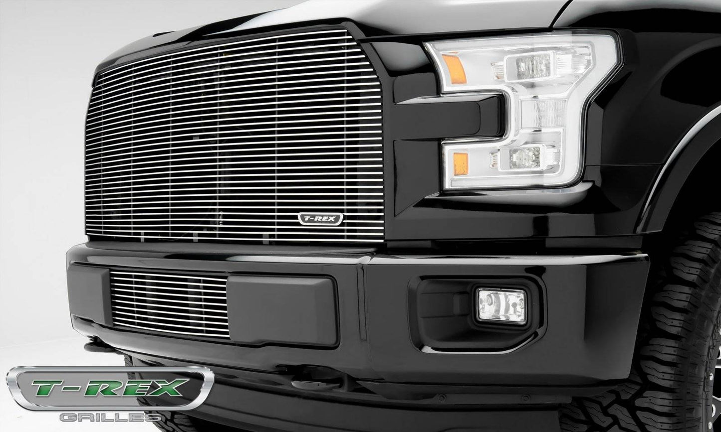 T-REX Grilles 20573 Polished Aluminum Horizontal Grille Fits 2015-2017 Ford F-150