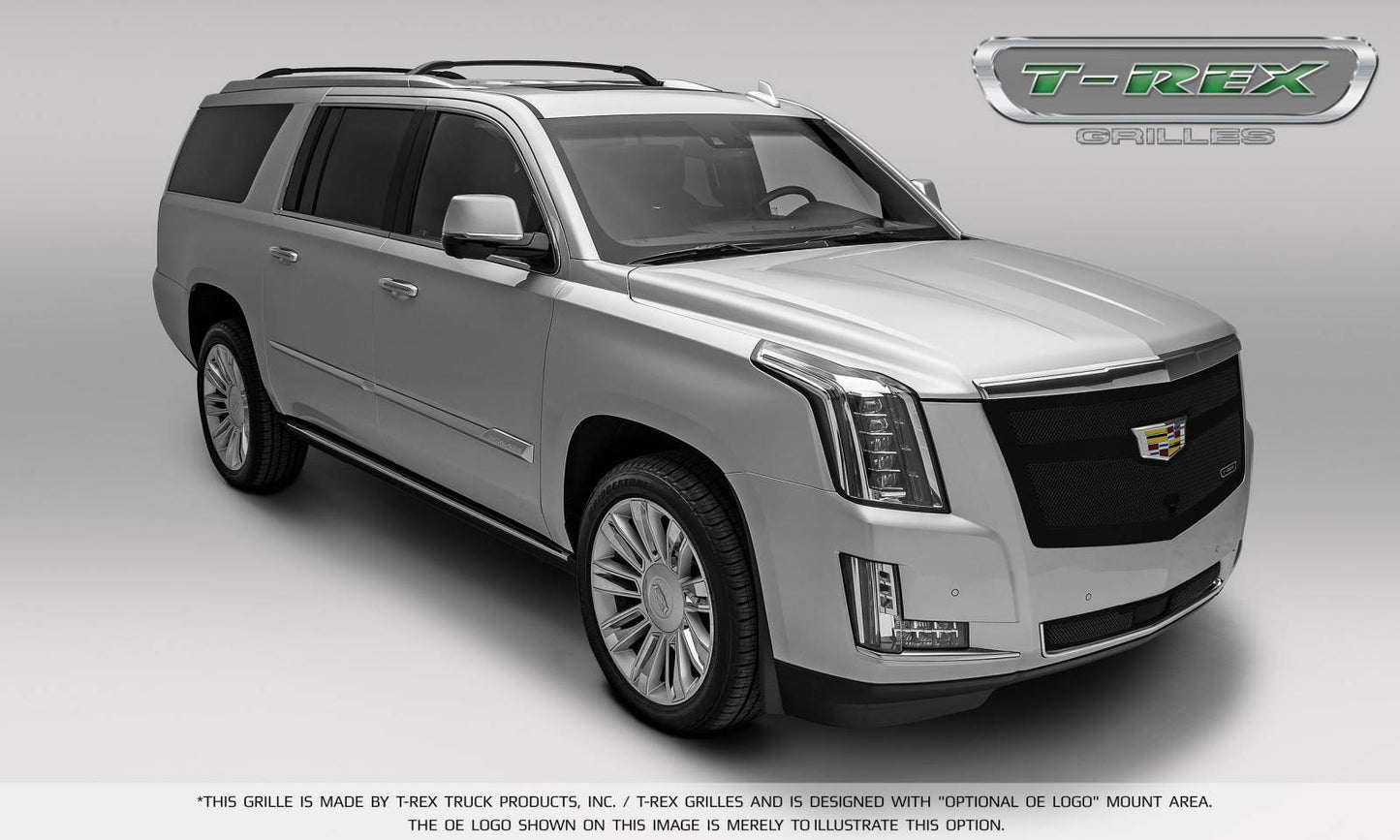 T-REX Grilles 52183 Black Mild Steel Small Mesh Bumper Grille Fits 2015-2015 Cadillac Escalade Escalade EXT Escalade ESV