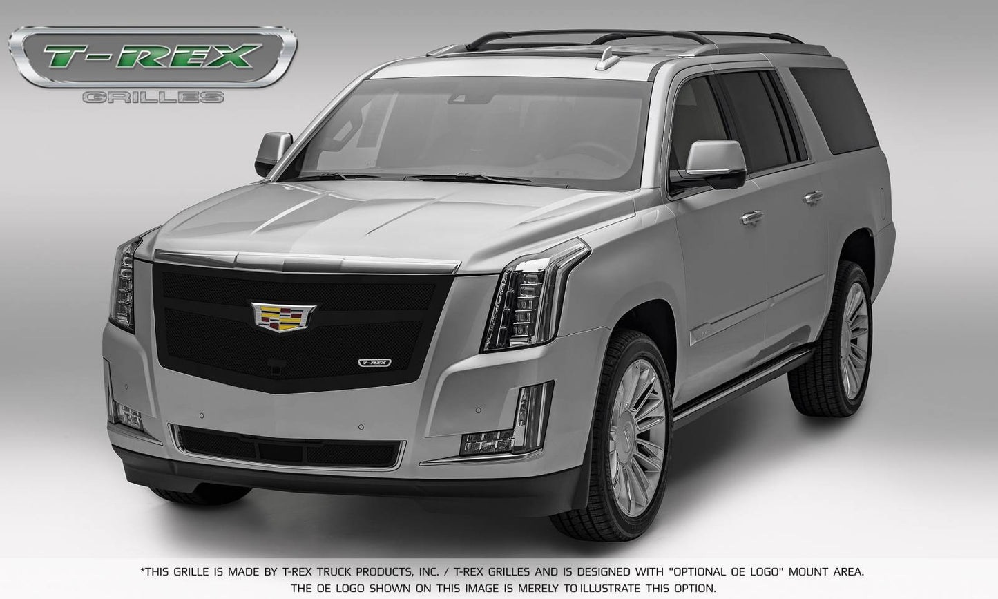 T-REX Grilles 52183 Black Mild Steel Small Mesh Bumper Grille Fits 2015-2015 Cadillac Escalade Escalade EXT Escalade ESV