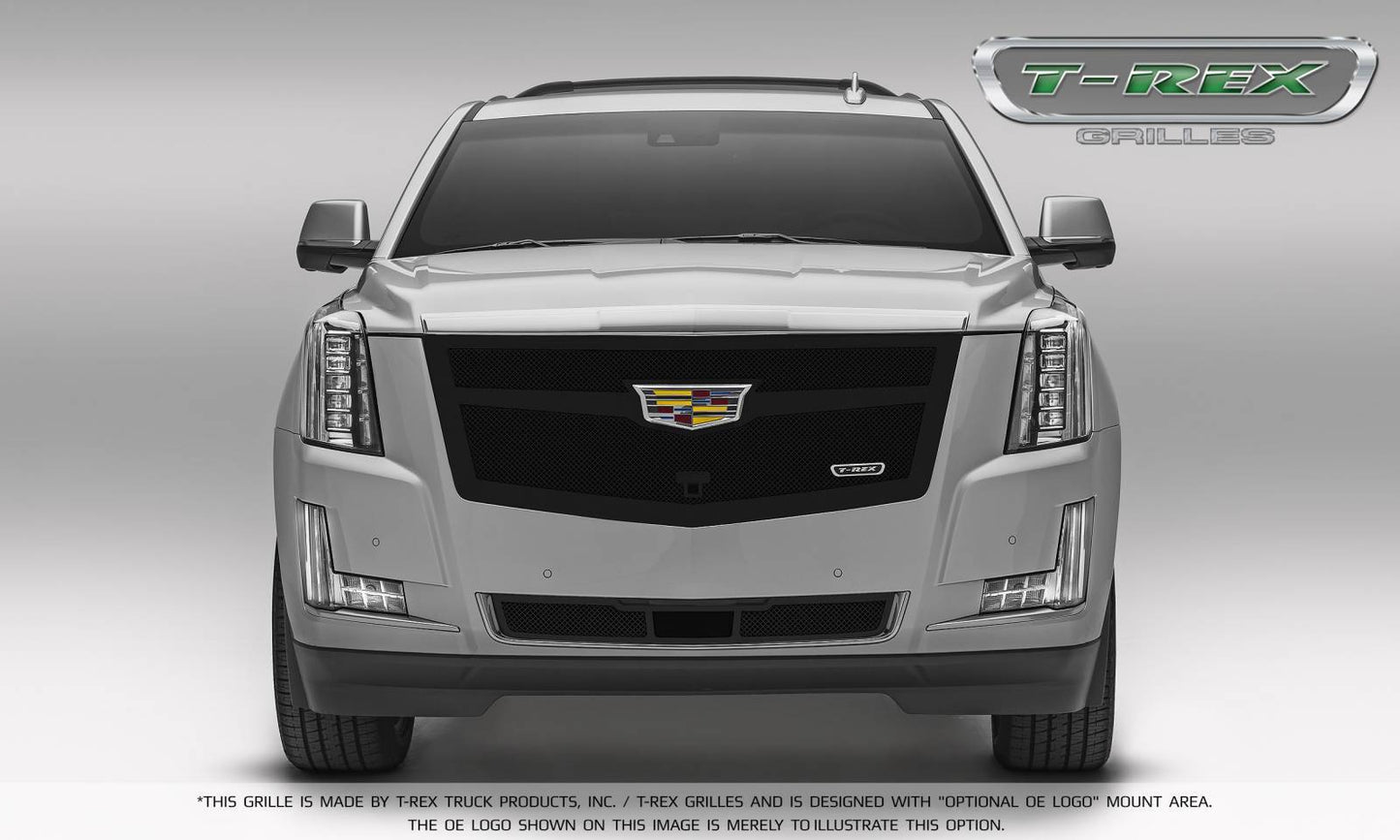 T-REX Grilles 52181 Black Stainless Steel Small Mesh Bumper Grille Fits 2015i-2020 Cadillac Escalade Escalade EXT Escalade ESV