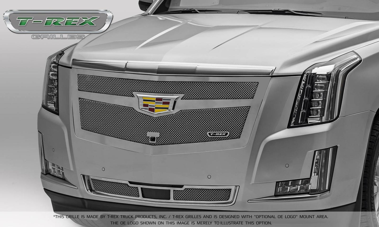 T-REX Grilles 57189 Chrome Stainless Steel Small Mesh Bumper Grille Fits 2015i-2020 Cadillac Escalade Escalade EXT Escalade ESV