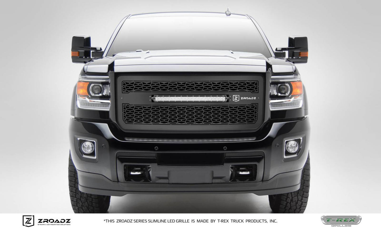 ZROADZ Z312111 Black Mild Steel Main Grille Fits 2015-2019 GMC Sierra 2500 3500