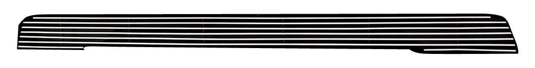 T-REX Grilles 25458 Polished Aluminum Horizontal Bumper Grille Fits 2013-2018 Ram 1500