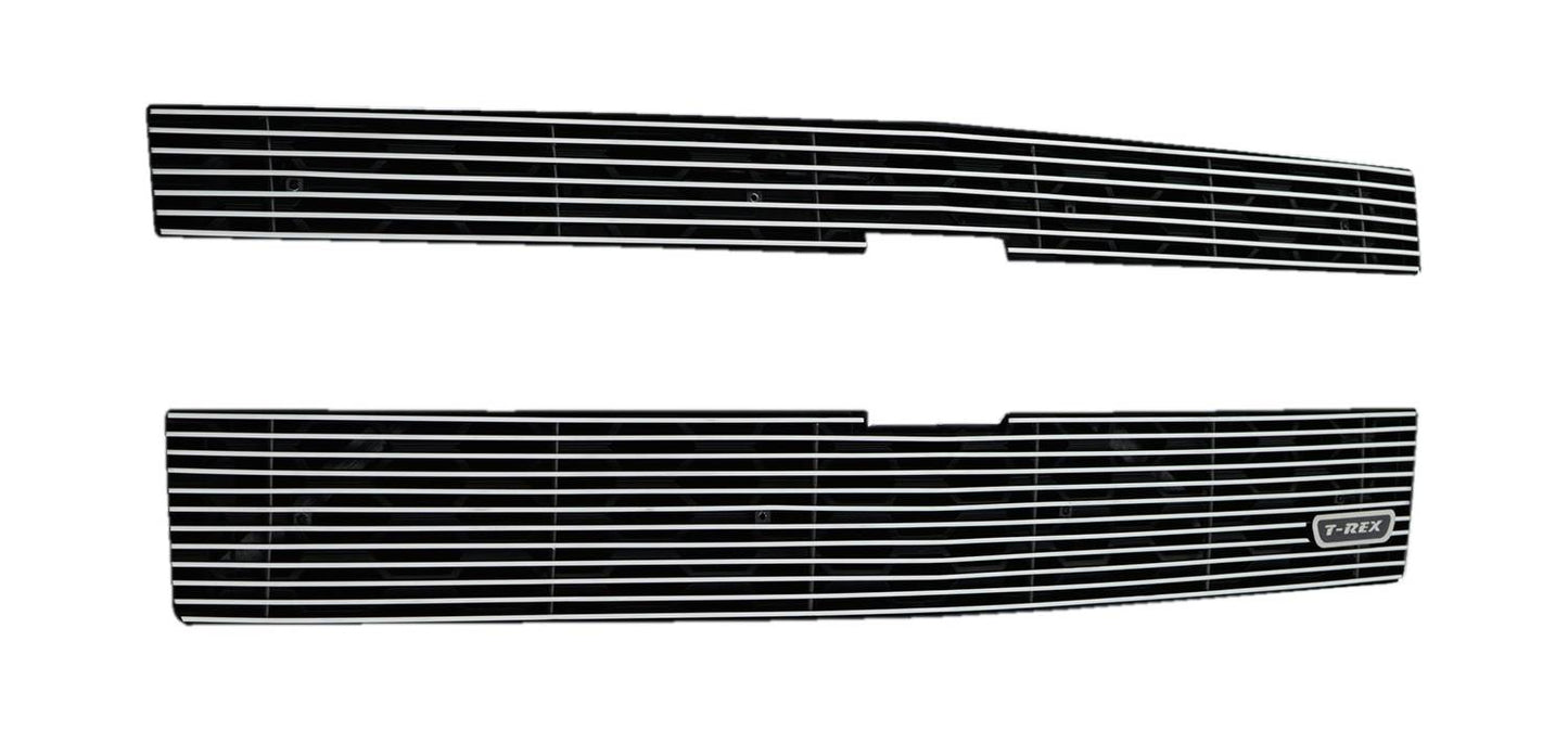 T-REX Grilles 21120 Polished Aluminum Horizontal Grille Fits 2014-2015 Chevrolet Silverado 1500 Z71 Silverado 1500 Work Truck