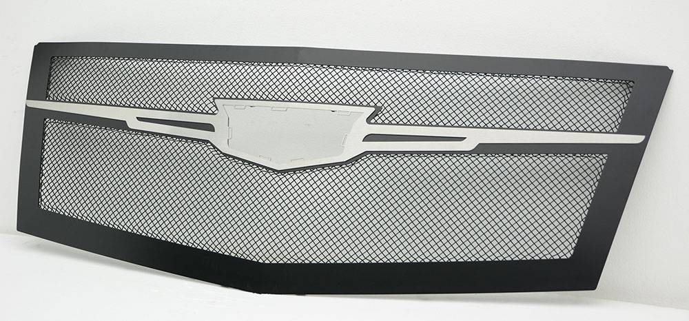 T-REX Grilles 51184 Black Mild Steel Small Mesh Grille Fits 2015-2015 Cadillac Escalade Escalade EXT Escalade ESV