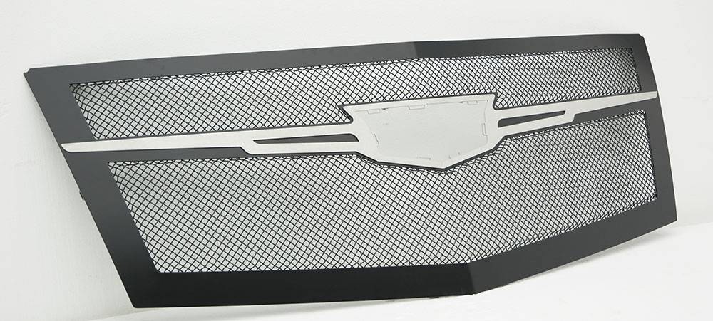 T-REX Grilles 51184 Black Mild Steel Small Mesh Grille Fits 2015-2015 Cadillac Escalade Escalade EXT Escalade ESV