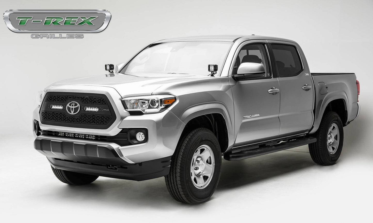 ZROADZ Z319511 Black Mild Steel Main Grille Fits 2018-2023 Toyota Tacoma
