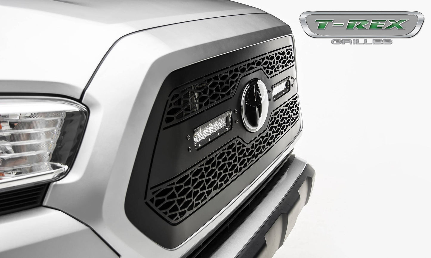 ZROADZ Z319511 Black Mild Steel Main Grille Fits 2018-2023 Toyota Tacoma