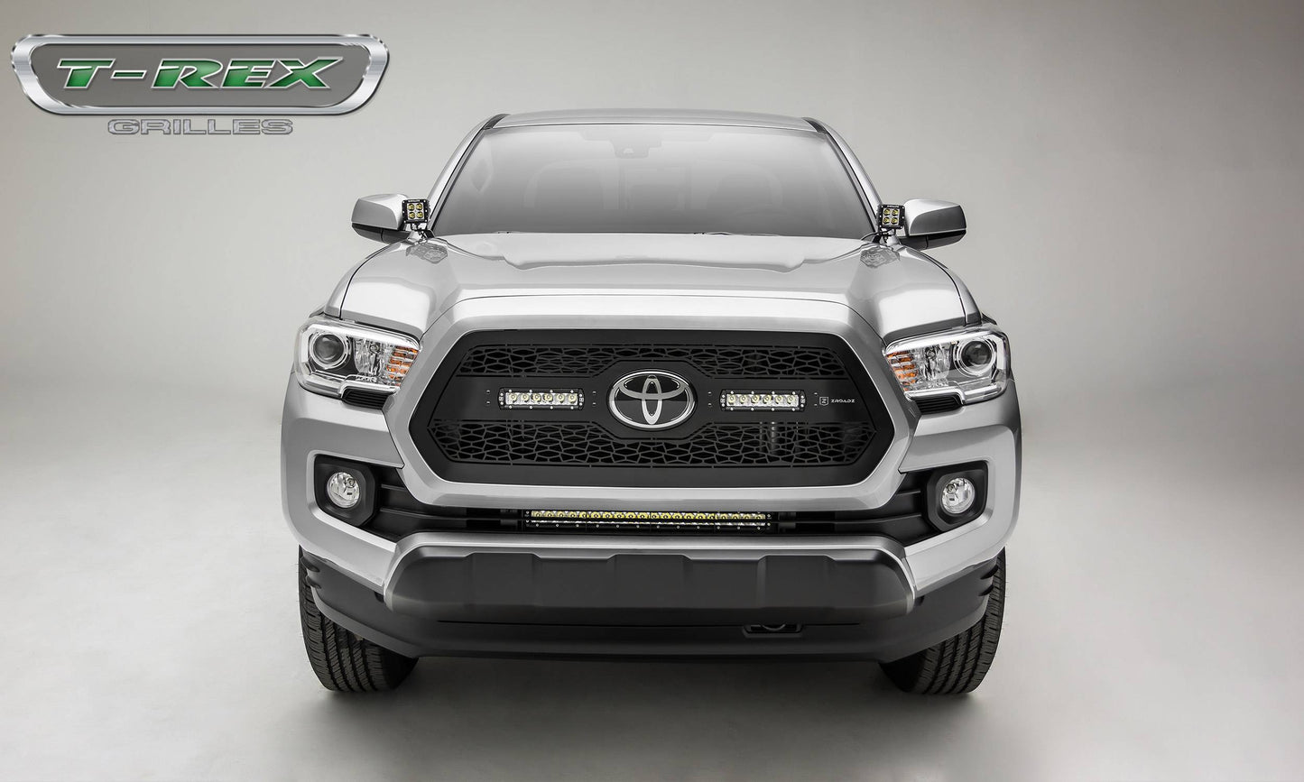 ZROADZ Z319511 Black Mild Steel Main Grille Fits 2018-2023 Toyota Tacoma