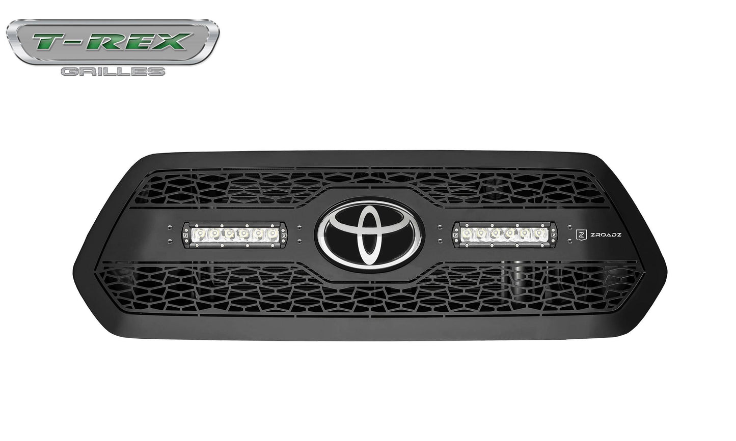 ZROADZ Z319511 Black Mild Steel Main Grille Fits 2018-2023 Toyota Tacoma