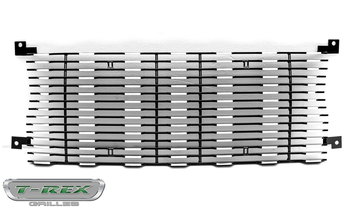 T-REX Grilles 6204933 Brushed Aluminum Horizontal Grille Fits 2020-2023 Jeep Gladiator Overland Gladiator Rubicon