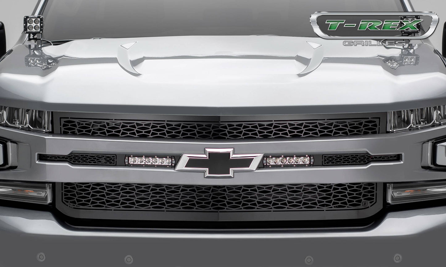 ZROADZ Z311261 Black Mild Steel Main Grille Fits 2019 -2022 Chevrolet Silverado 1500 LTD