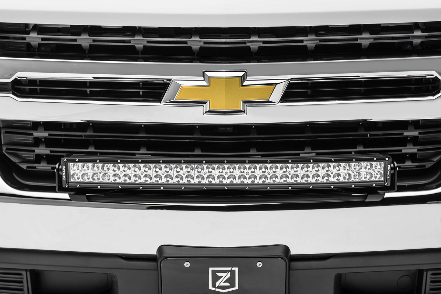 ZROADZ Z322282-KIT Black Mild Steel Front Bumper Top LED Kit Fits 2019 -2022 Chevrolet Silverado 1500 LTD