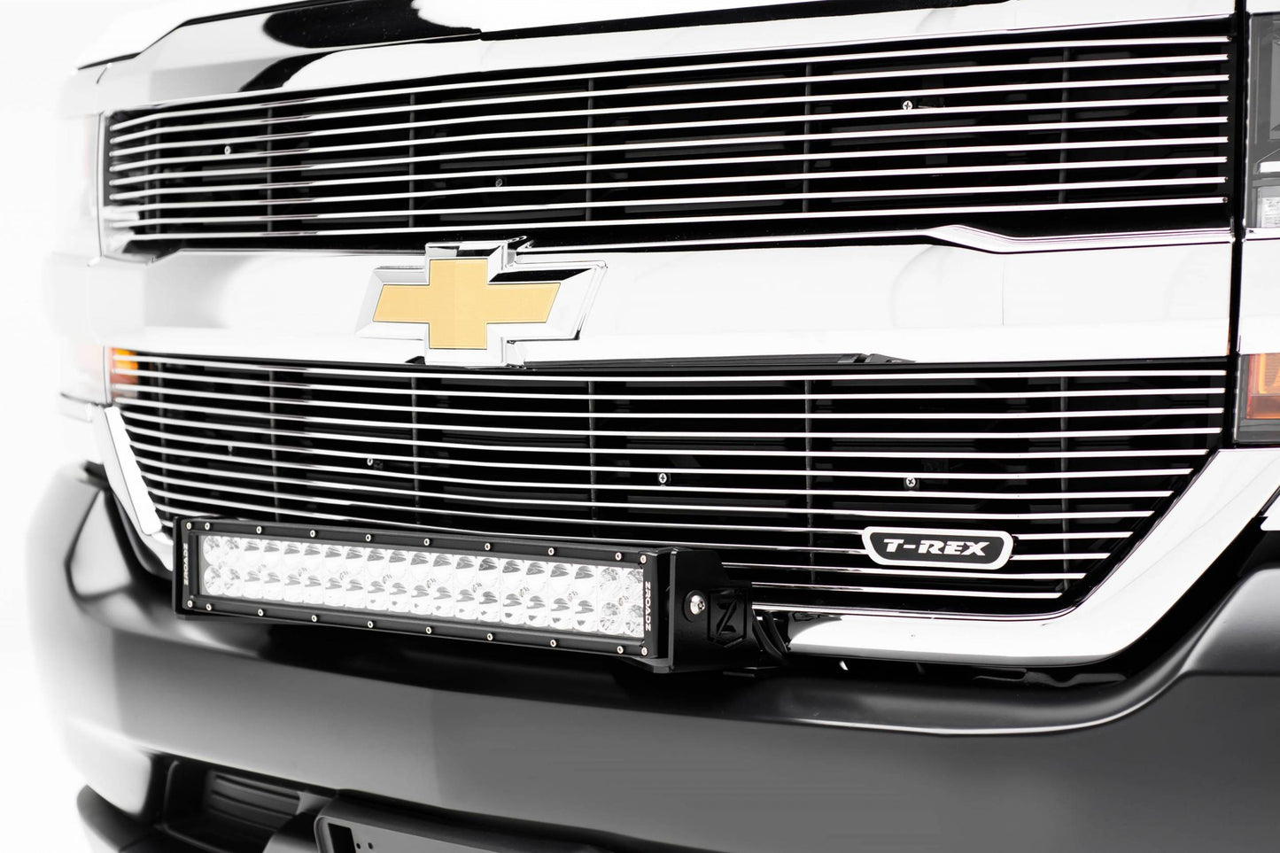 ZROADZ Z322082-KIT Black Mild Steel Front Bumper Top LED Kit Fits 2016-2018 Chevrolet Silverado 1500