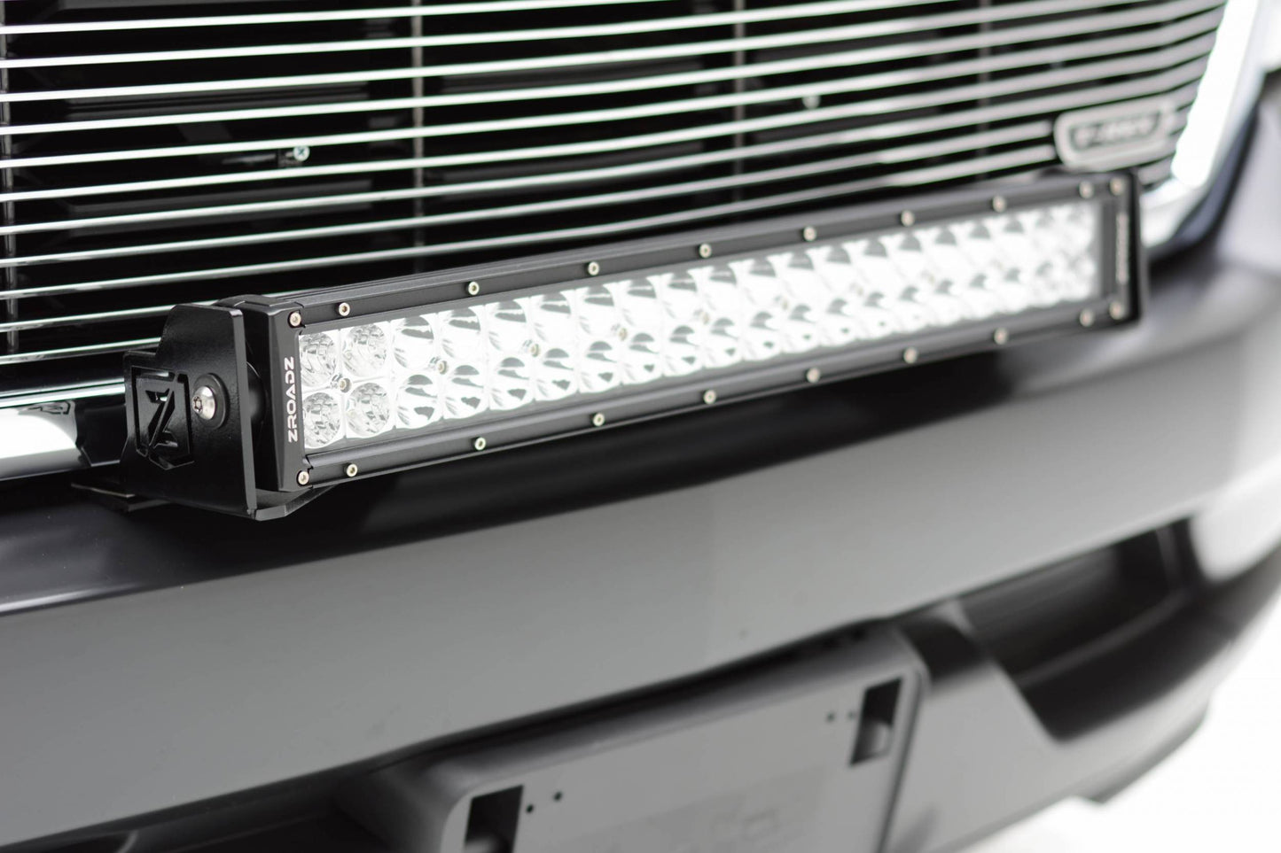 ZROADZ Z322082-KIT Black Mild Steel Front Bumper Top LED Kit Fits 2016-2018 Chevrolet Silverado 1500