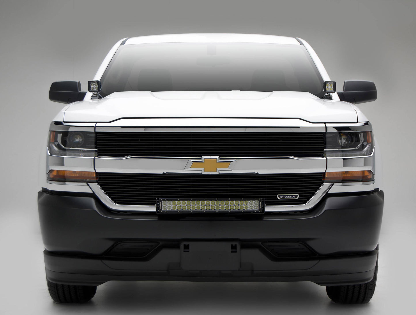 ZROADZ Z362081 Black Mild Steel Hood Hinge LED Bracket Fits 2014-2018 Chevrolet Silverado 1500