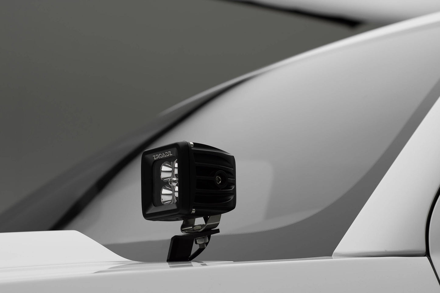 ZROADZ Z362081 Black Mild Steel Hood Hinge LED Bracket Fits 2014-2018 Chevrolet Silverado 1500