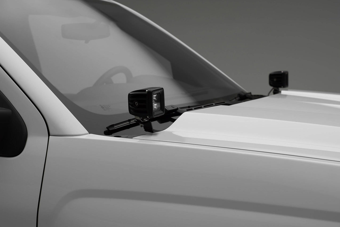 ZROADZ Z362081 Black Mild Steel Hood Hinge LED Bracket Fits 2014-2018 Chevrolet Silverado 1500