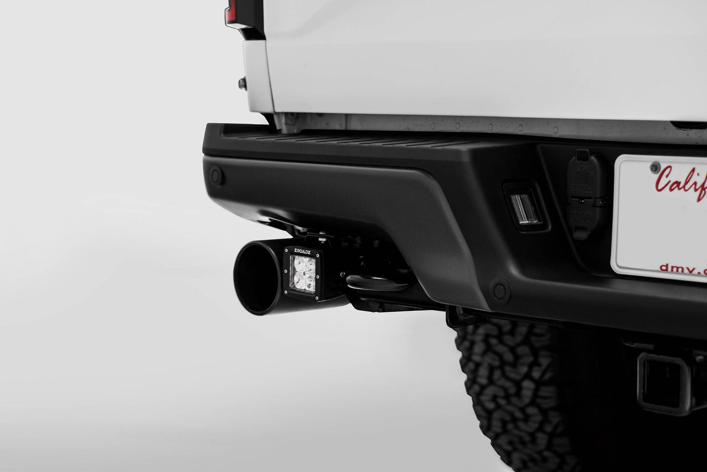ZROADZ Z385651-KIT Black Mild Steel Rear Bumper LED Kit Fits 2017-2020 Ford F-150 Raptor