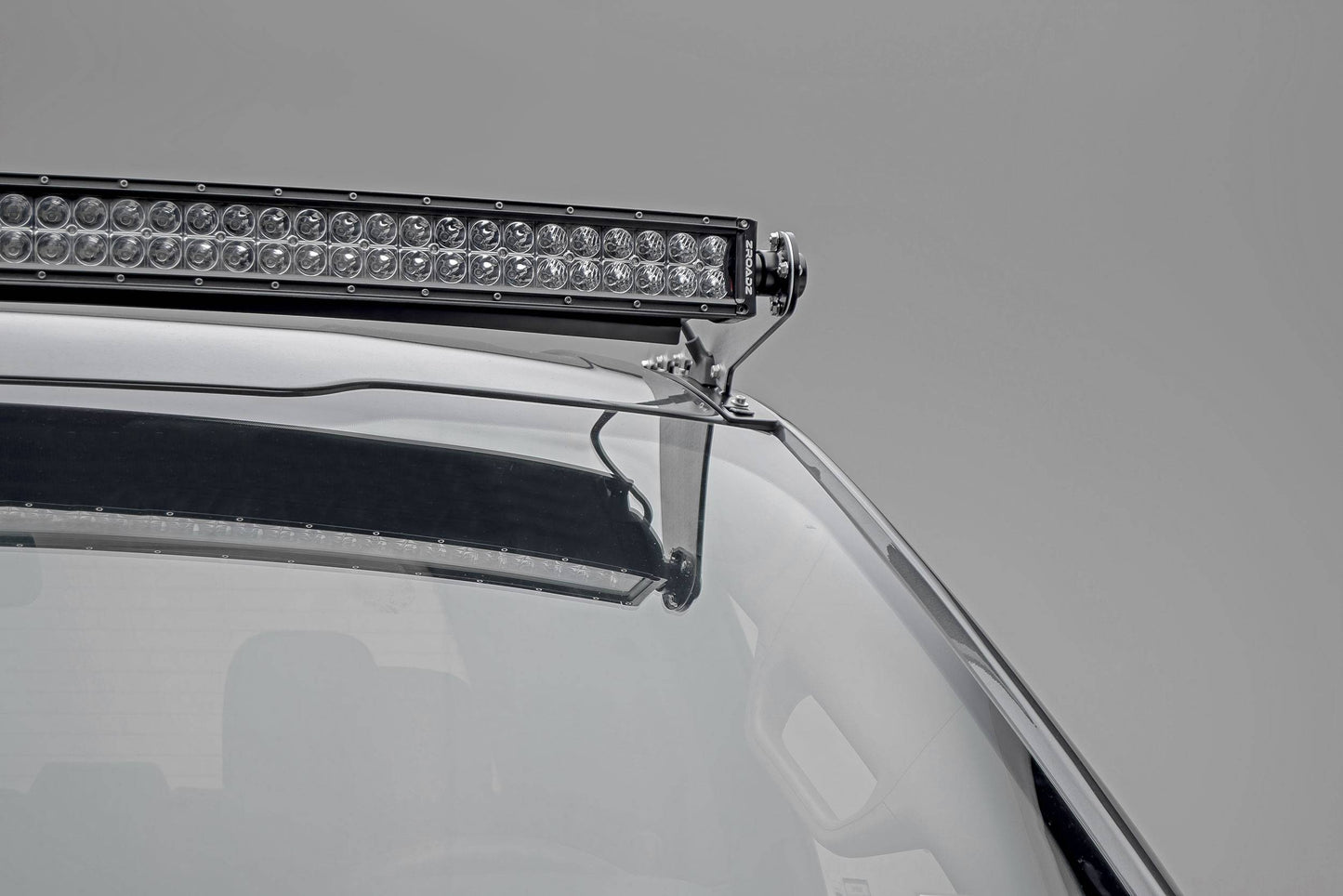 ZROADZ Z335471-KIT Black Mild Steel Front Roof LED Kit Fits 2017-2022 Ford F-250 F-350 F-450 F-550