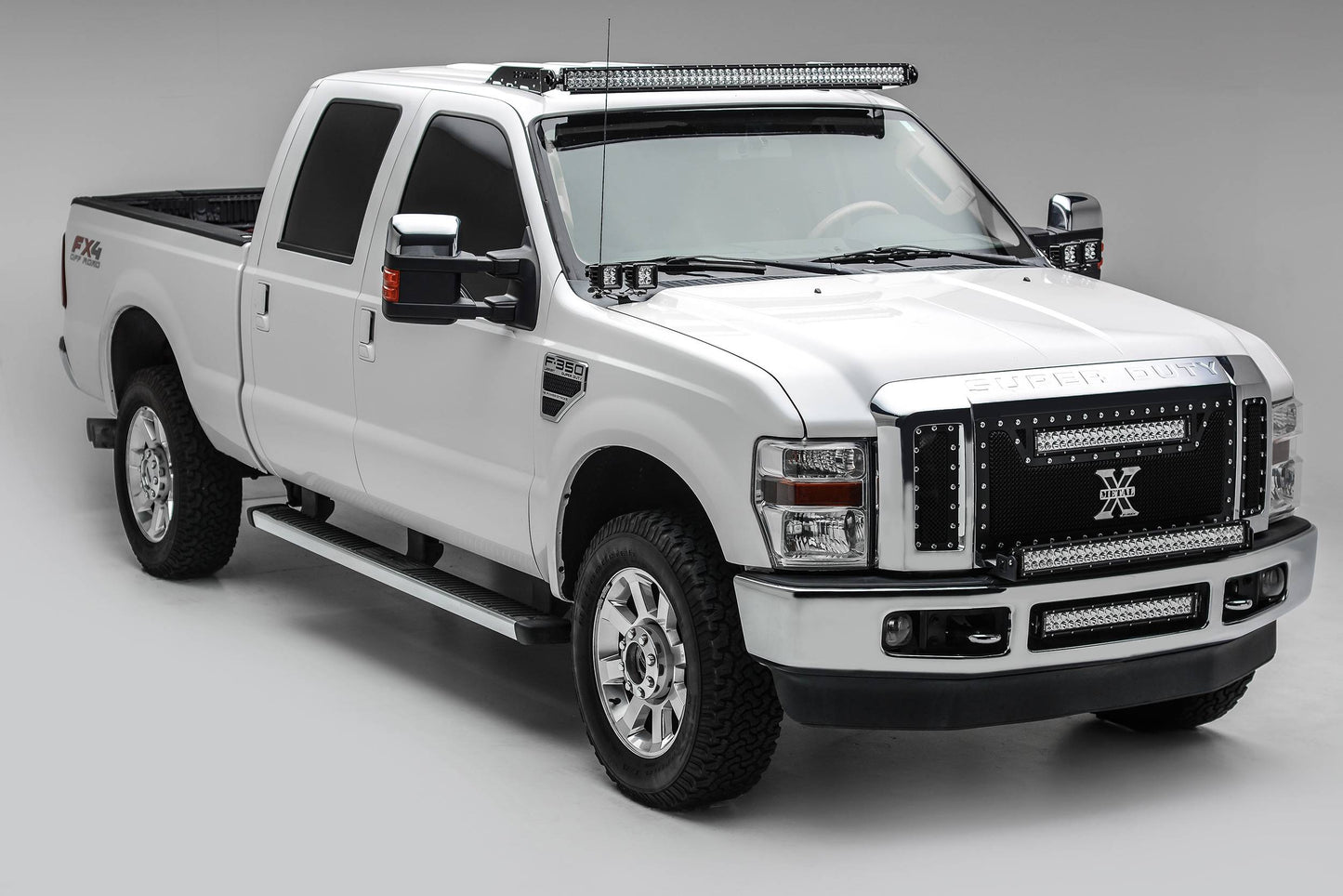 ZROADZ Z365462 Black Mild Steel Hood Hinge LED Bracket Fits 2011-2016 Ford F-250 F-350 F-450 F-550