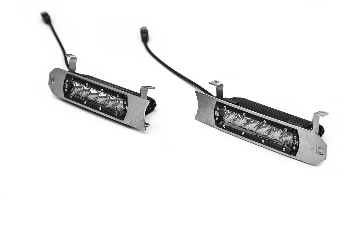 ZROADZ Z415473-KIT Brushed Stainless Steel OEM Grille LED Kit Fits 2017-2019 Ford F-250 Lariat F-250 King Ranch F-350 Lariat F-350 King Ranch F-450 Lariat F-450 King Ranch F-550 Lariat F-550 King Ranch