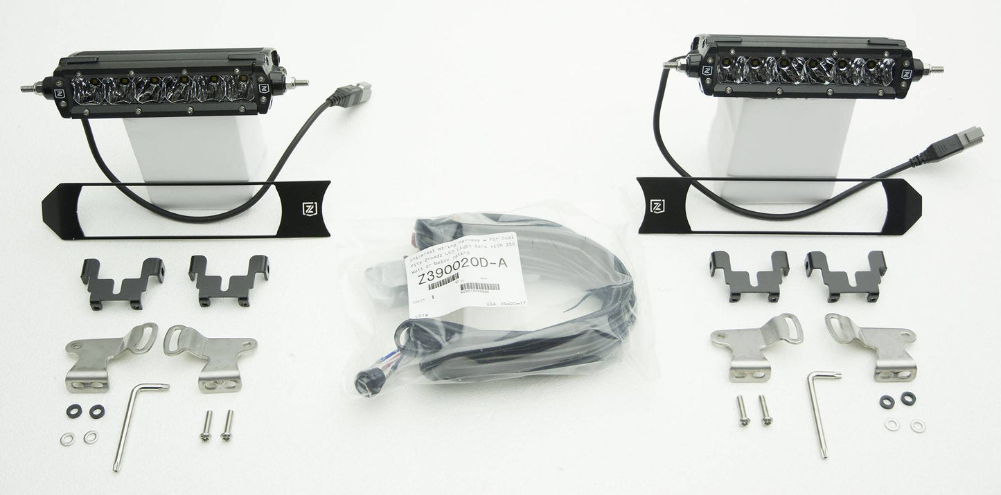 ZROADZ Z415571-KIT Black Mild Steel OEM Grille LED Kit Fits 2017-2019 Ford F-250 XLT F-350 XLT F-450 XLT F-550 XLT F-250 XL STX F-350 XL STX F-450 XL STX F-550 XL STX