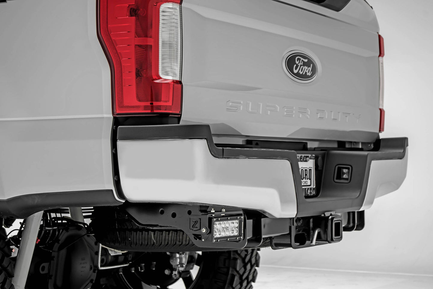 ZROADZ Z385471-KIT Black Mild Steel Rear Bumper LED Kit Fits 2017-2022 Ford F-250 F-350 F-450 F-550