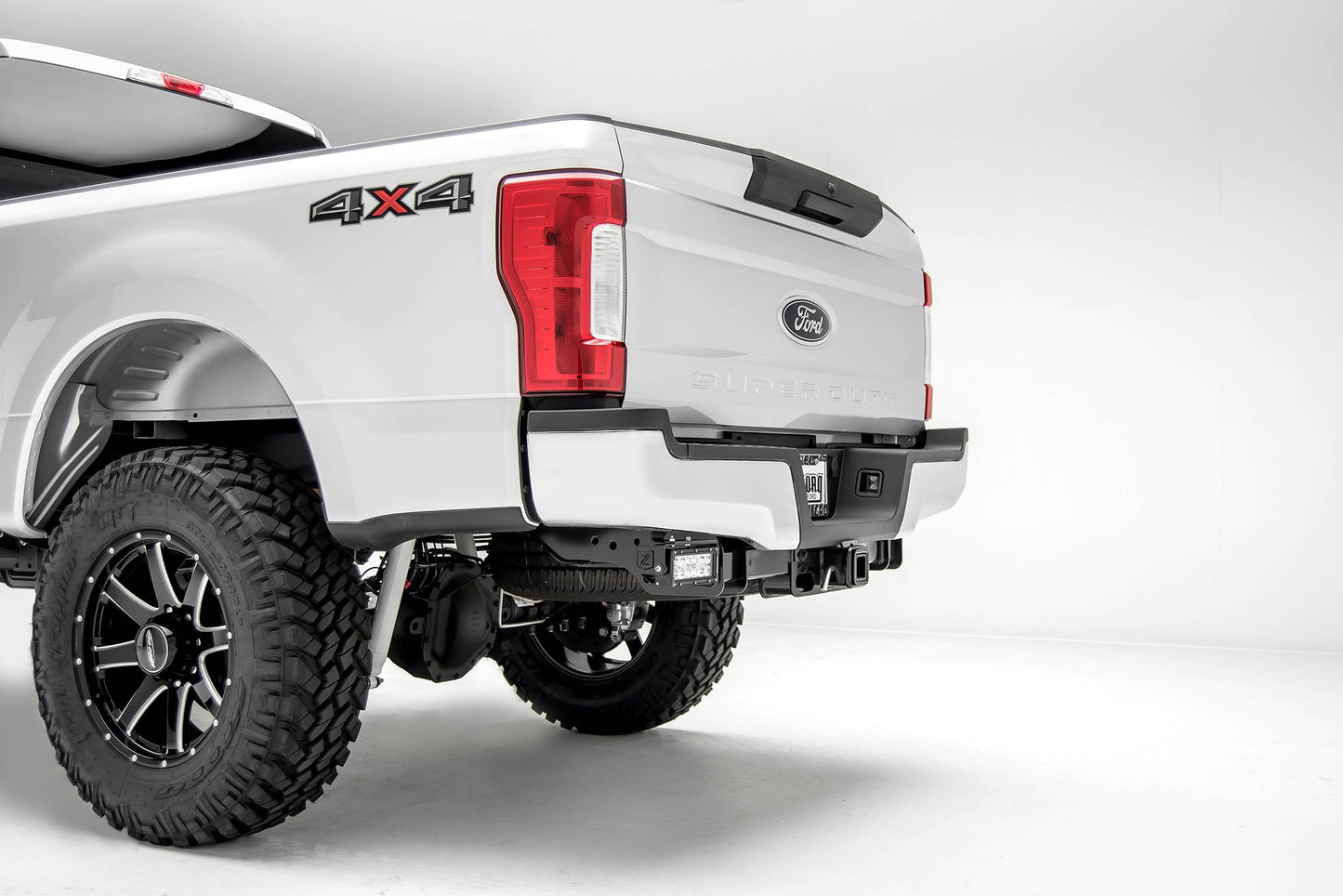 ZROADZ Z385471-KIT Black Mild Steel Rear Bumper LED Kit Fits 2017-2022 Ford F-250 F-350 F-450 F-550