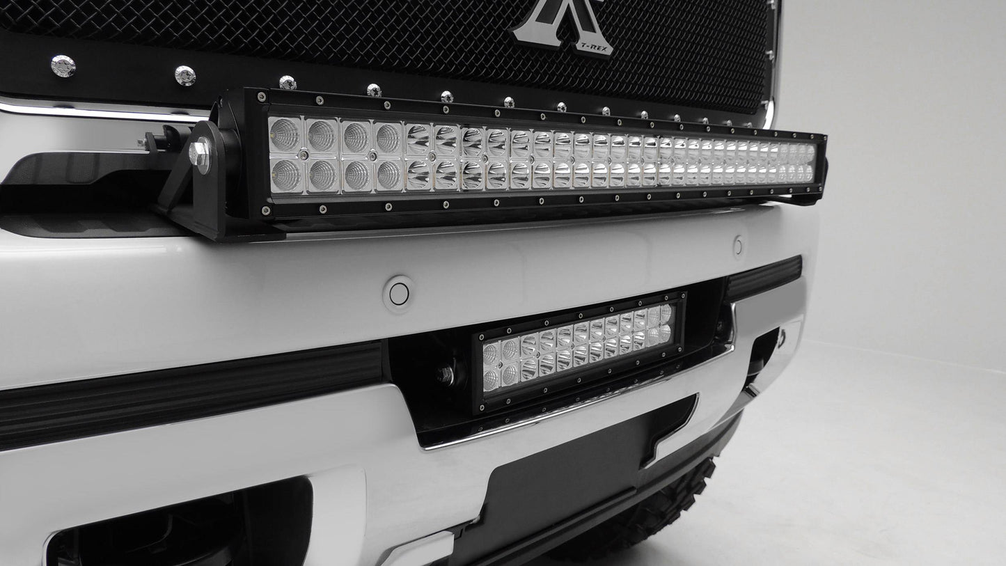 ZROADZ Z322111 Black Mild Steel Front Bumper Center LED Bracket Fits 2015-2019 GMC Sierra 2500 3500