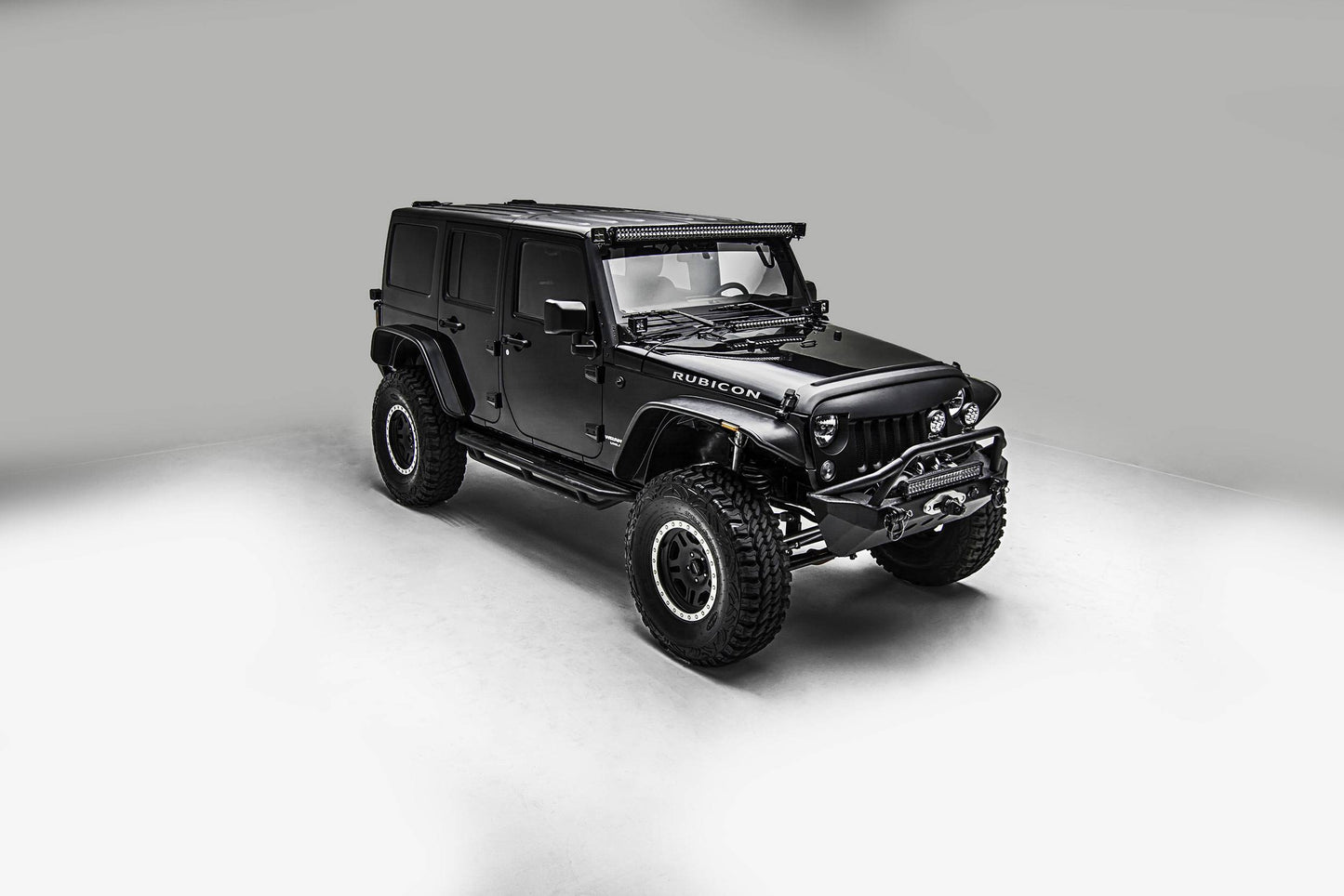 ZROADZ Z374814-KIT Black Mild Steel A Pillar LED Kit Fits 2007-2018 Jeep Wrangler JK Wrangler JKU