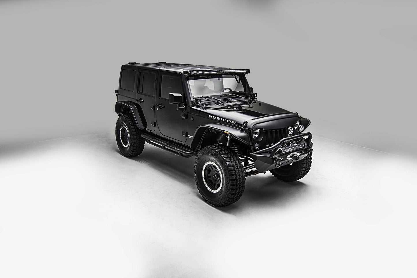 ZROADZ Z374811-KIT-S Black Mild Steel Front Roof LED Kit Fits 2007-2018 Jeep Wrangler JK Wrangler JKU