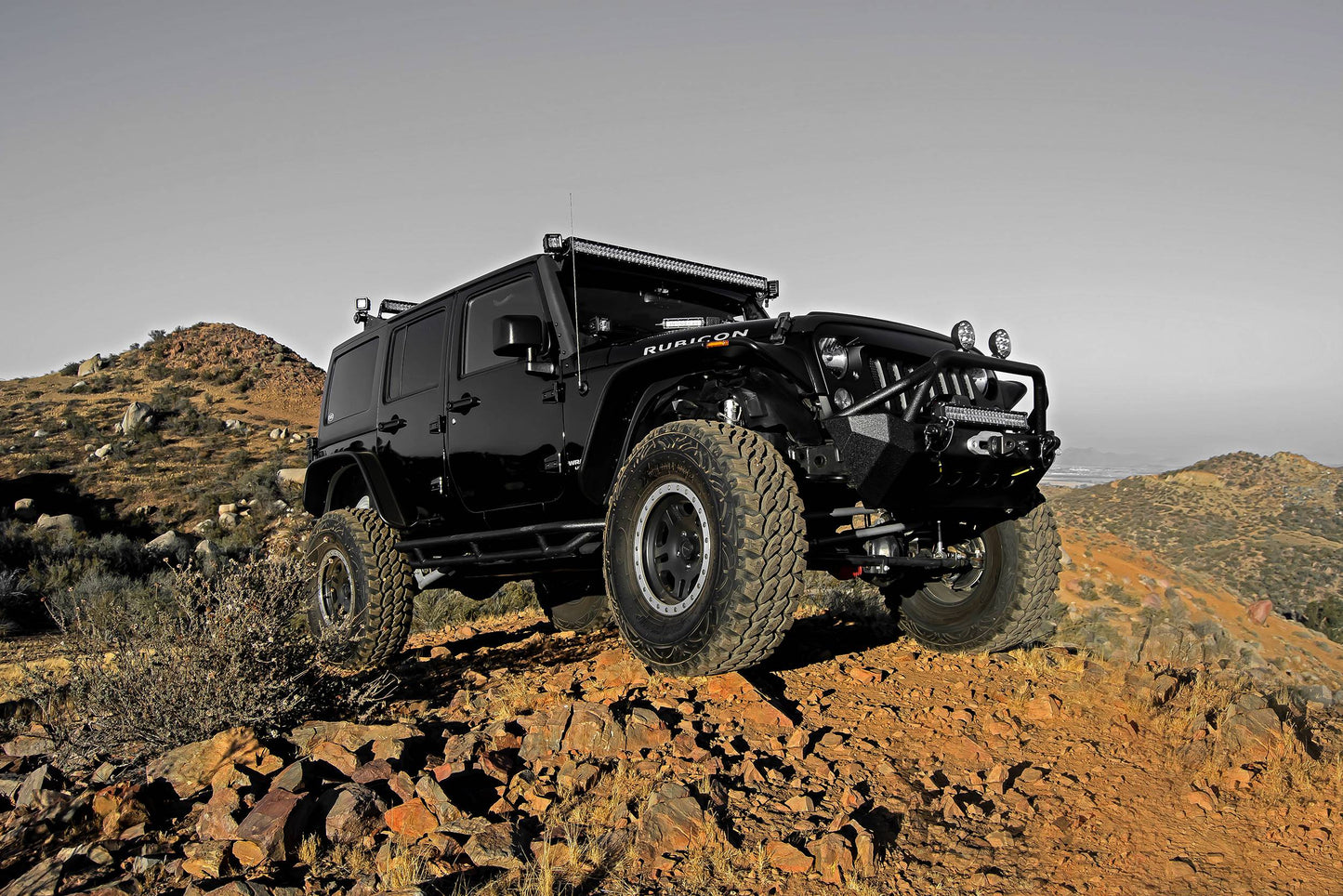 ZROADZ Z374811-KIT-S Black Mild Steel Front Roof LED Kit Fits 2007-2018 Jeep Wrangler JK Wrangler JKU
