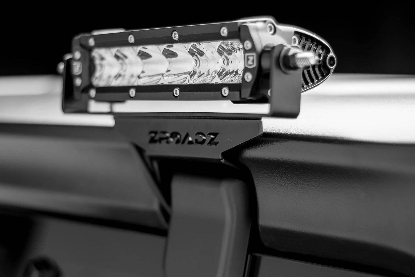 ZROADZ Z394941 Black Stainless Steel Rear Window LED Bracket Fits 2018-2023 Jeep Wrangler JL Wrangler JLU