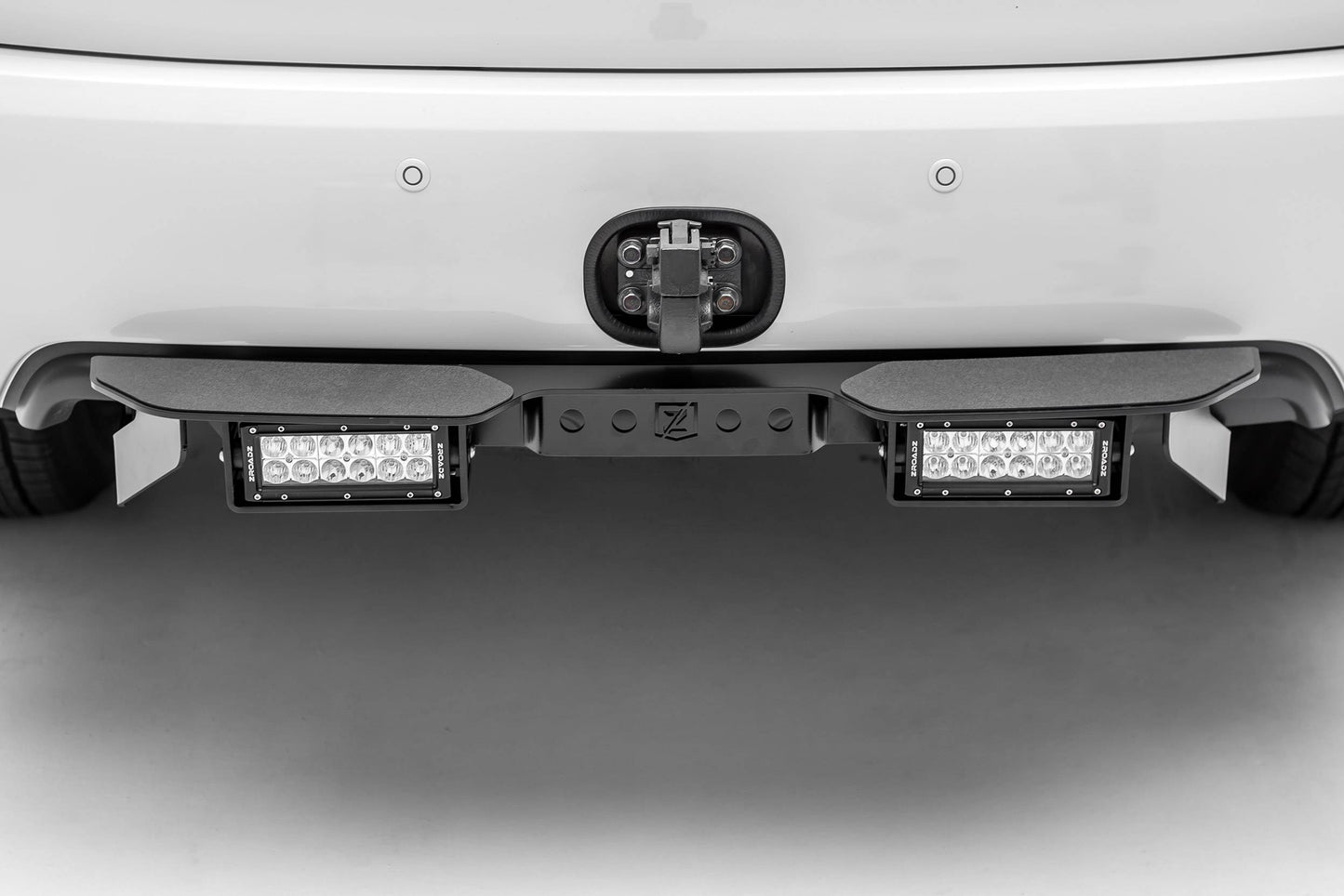ZROADZ Z387871-KIT Black Mild Steel Rear Bumper LED Kit Fits 2010-2017 Nissan Patrol Y62